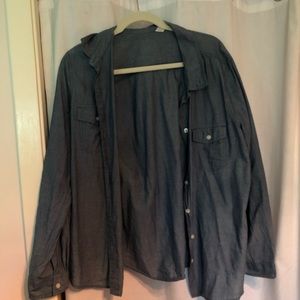 Old Navy Chambray Button Up Shirt